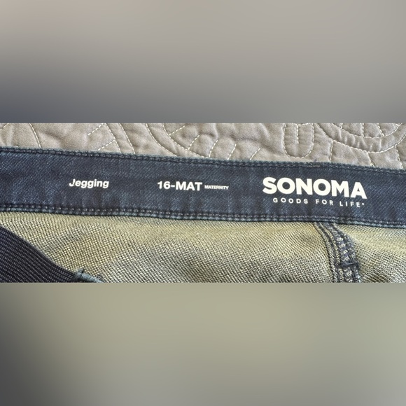 Sonoma Women’s Dark Blue Maternity Jeggings NWT Size 16 Maternity - Picture 6 of 12